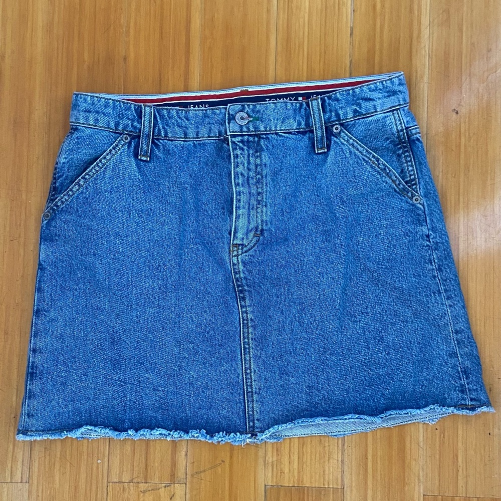 tommy hilfiger denim skirt